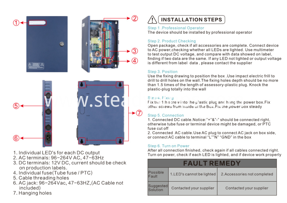 power supply cctv power supply cctv